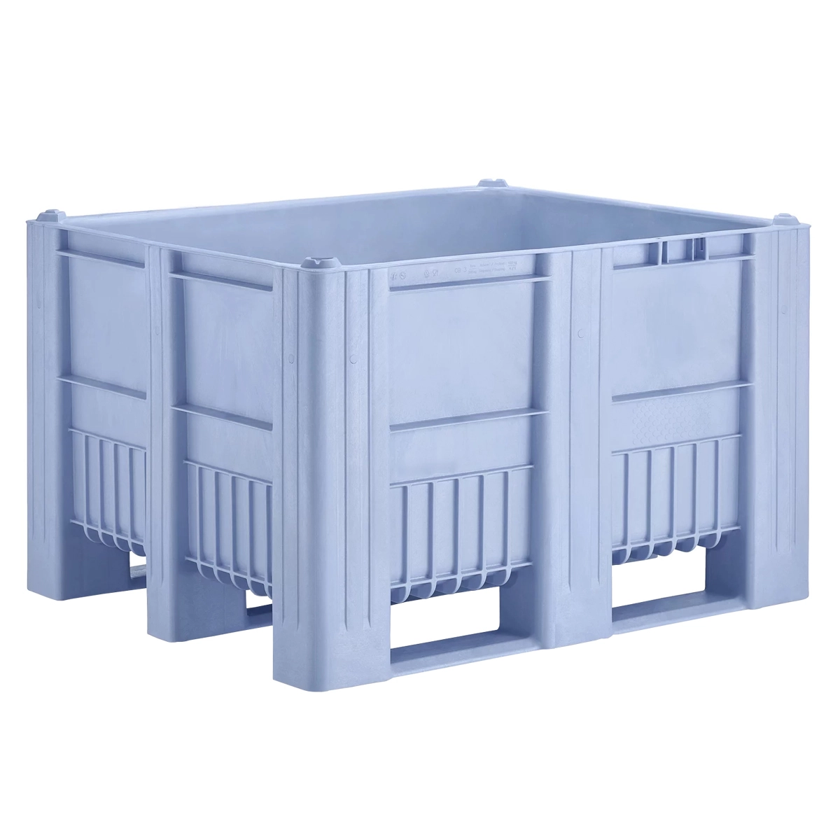 Solid Sided Light Blue Dolav Pallet Box