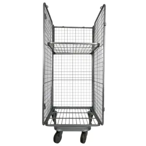 3 Sided Mesh Roll Cage with Middle Shelf