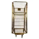 4 Sided Passive Gold Mesh Roll Cage with Middle Shelf