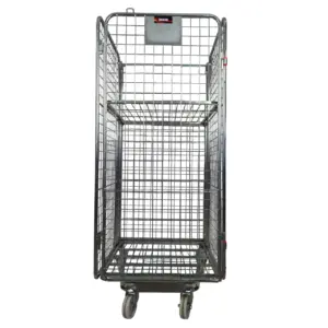 4 Sided Mesh Roll Cage with Middle Shelf