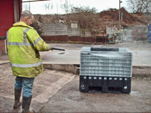 Plastic pallet box repairs