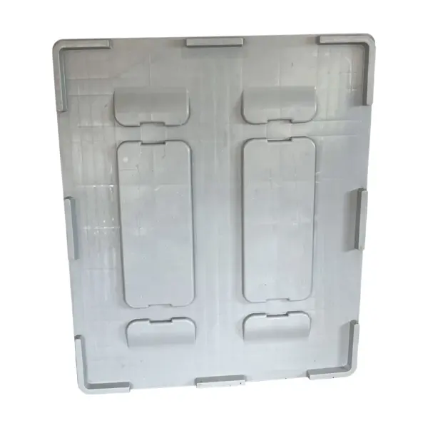 Reconditioned Light Grey Plastic Pallet Box Lid (1200x1000x150)