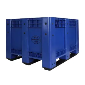 Solid Sided Blue Pallet Box