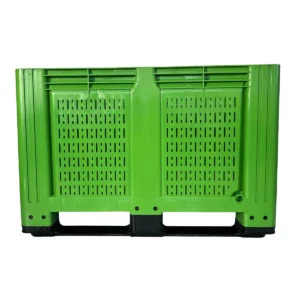 New Two Skid Solid Sided Green Vented Box - Image 2