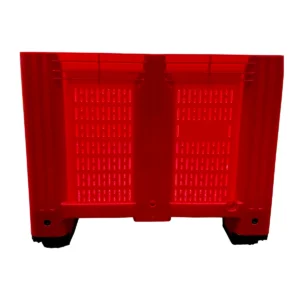 New Two Skid Solid Sided Red Vented Box - Image 2