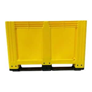 New Solid Sided Yellow Pallet Box - Image 3